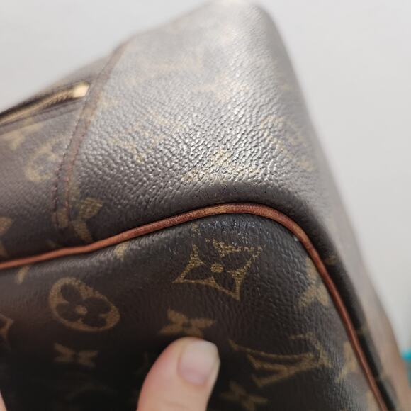 Authentic Vintage Louis Vuitton Deauville Bag Monogram Canvas 90s Retro Luxury - Picture 9 of 16